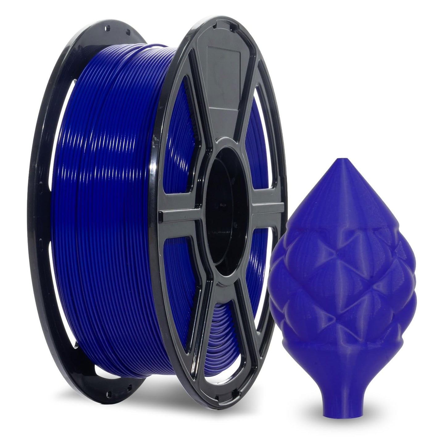 FLASHFORGE ABS Pro Filament 1.75mm Blue, 3D Printer Filament 1kg (2.2lbs) Spool-Dimensional Accuracy +/- 0.02mm, Hot Deformation