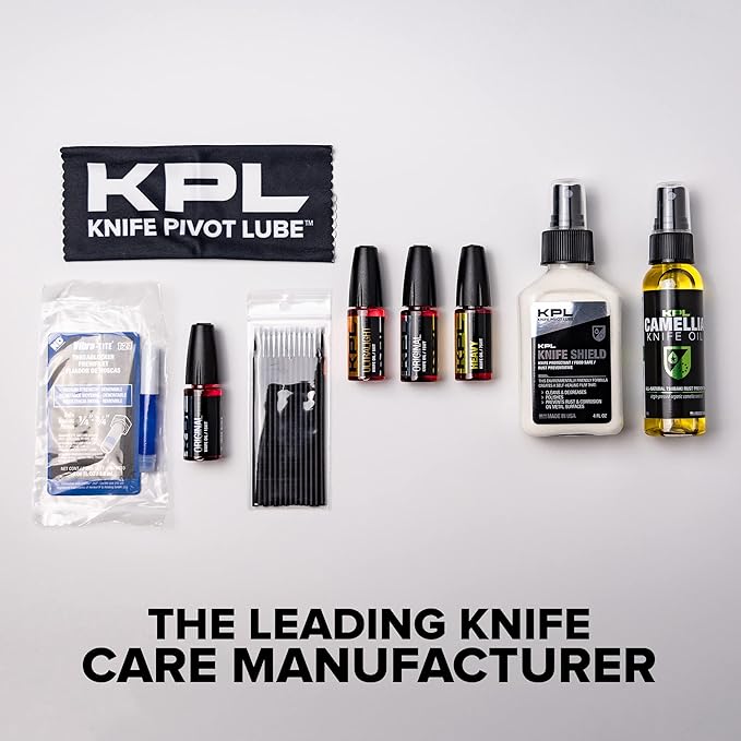Knife Pivot Lube โ Camellia Knife Oil for Blades โ Tsubaki, Honing Oil for Cleaning and Blade Care โ 60ml Spray Bottle