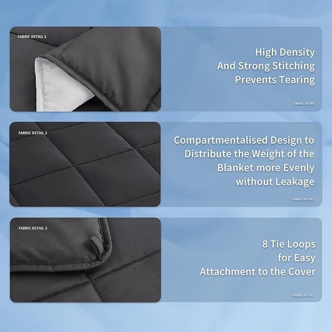 Topcee Weighted Blanket for Adults (15lbs 48"x72"), Minky Dots Heavy Blanket for Woman, Man Sleeping, Soft, Cozy and Cooling Weighted Throw Blankets, Machine Washable, Grey