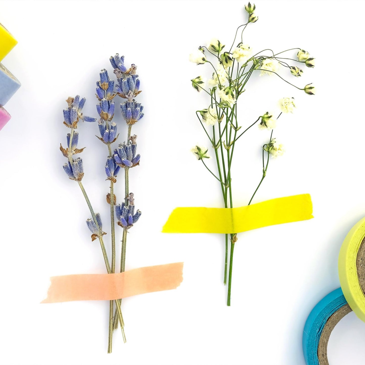 MECCANIXITY Floral Stem Wrap Tape Floral Tape 30yard Length 1/2 Inch Width for Bouquet Crafts Wedding Arrangement Pack of 12, White