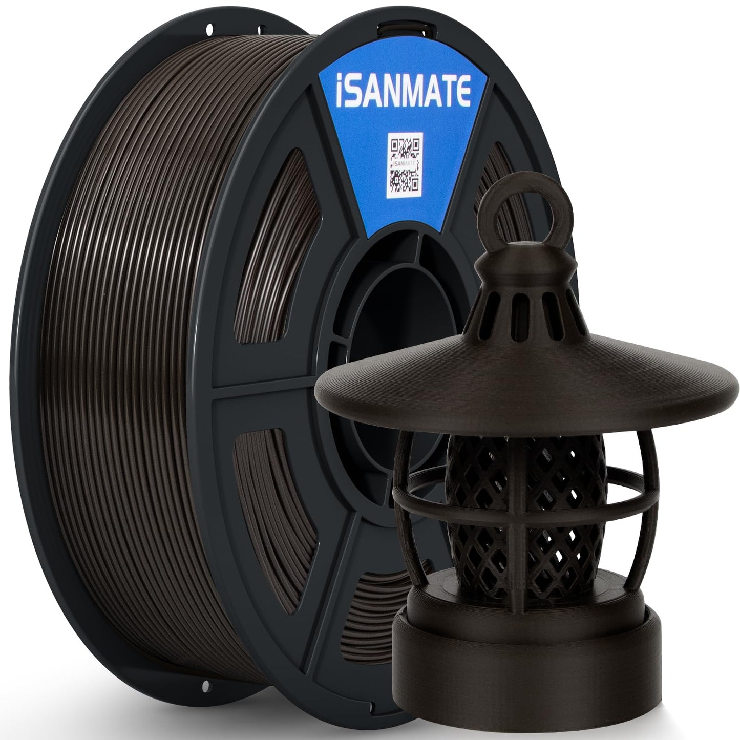 iSANMATE ASA Filament 1.75mm Chocolate Brown 1KG, UV & Weather Resistant 3D Printer Filament Perfect for Outdoor Functional Part