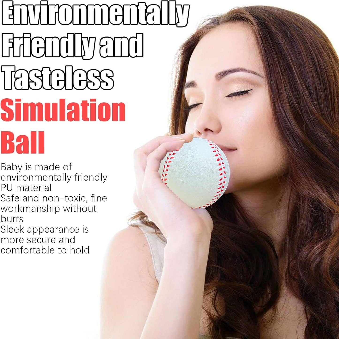 GKK Foam Baseballs 12 Pack Soft Baseballs for Youth Teenager Players Sports Foam Baseballs Training Balls for Hitting and Indoor or Outdoor Play