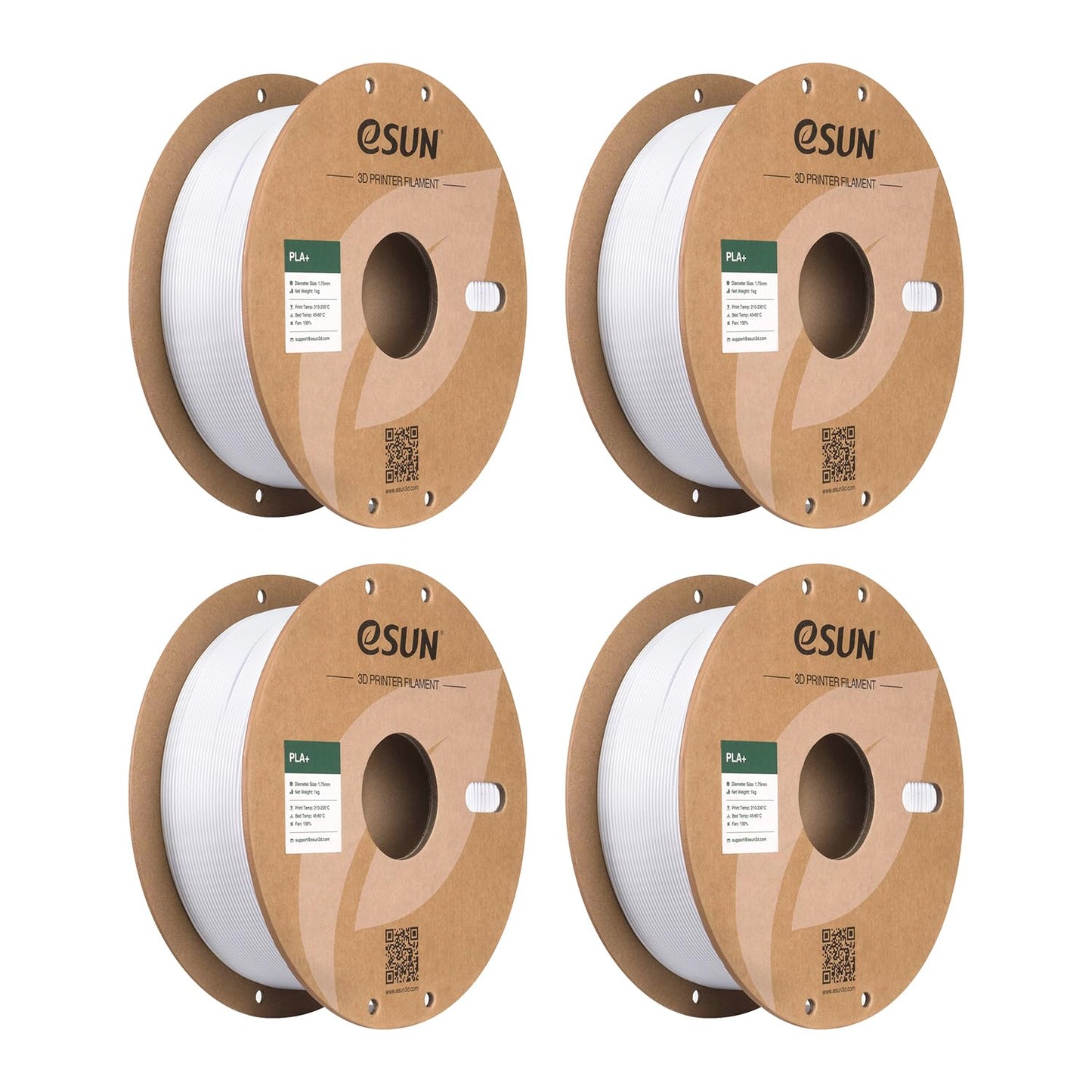 eSUN PLA Plus Filament 1.75mm, 3D Printing PLA Pro Filament 1.75mm Dimensional Accuracy +/- 0.03mm, 1kg per Carboard Spool, 4KG