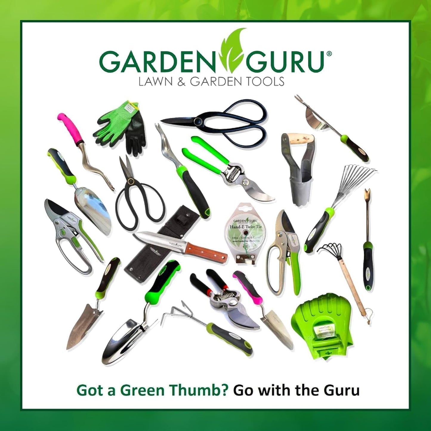Garden Guru Super Strong Garden Scoop Trowel Shovel Transplanter – Strong Carbon Steel - Rust Resistant – Ergonomic Grip – Perfect Hand Shovel for Gardening Transplanting and Digging (2 Pack)