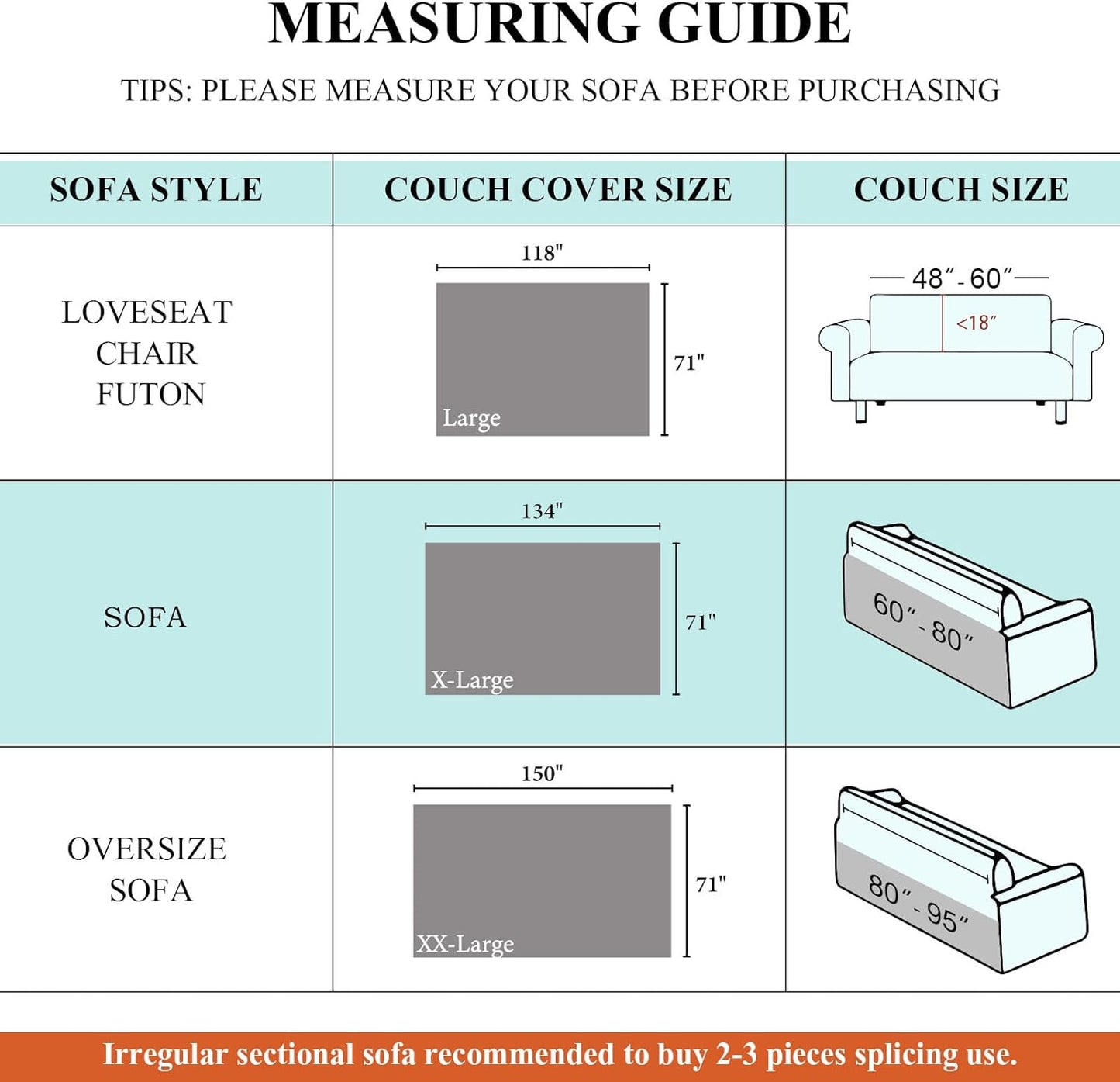 STACYPIK Silver Gray Sofa Cover for Dogs, Herringbone Couch Cover for Sectional, Pets Protector for 3 Cushion Couch, Washable Anti-Slip Loveseat Cushion Cover with Tassel, Multi-Use Blankets-71X134IN