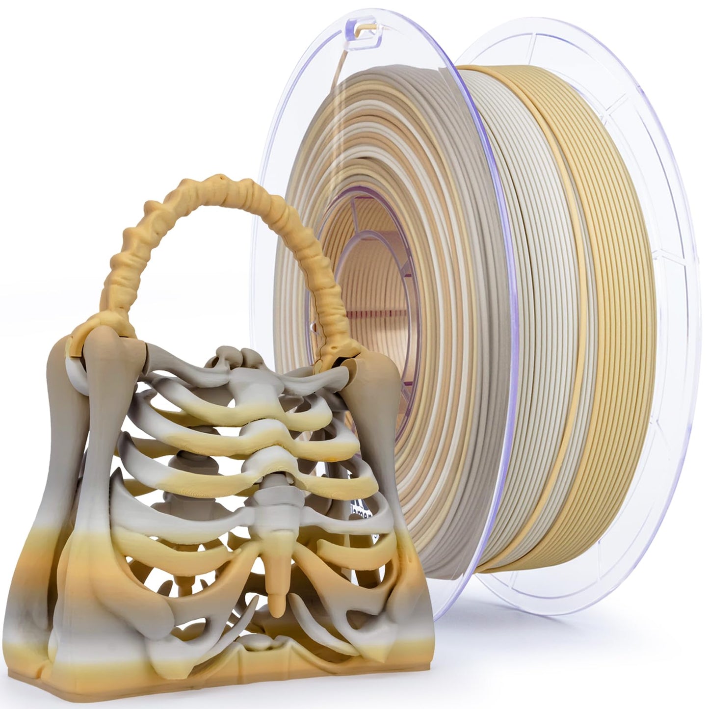 ZIRO Fast Gradient PLA, Matte Multi Colors Filament 1.75mm, Color Change by Length 3D Printer Filament, Dimensional Accuracy +/-