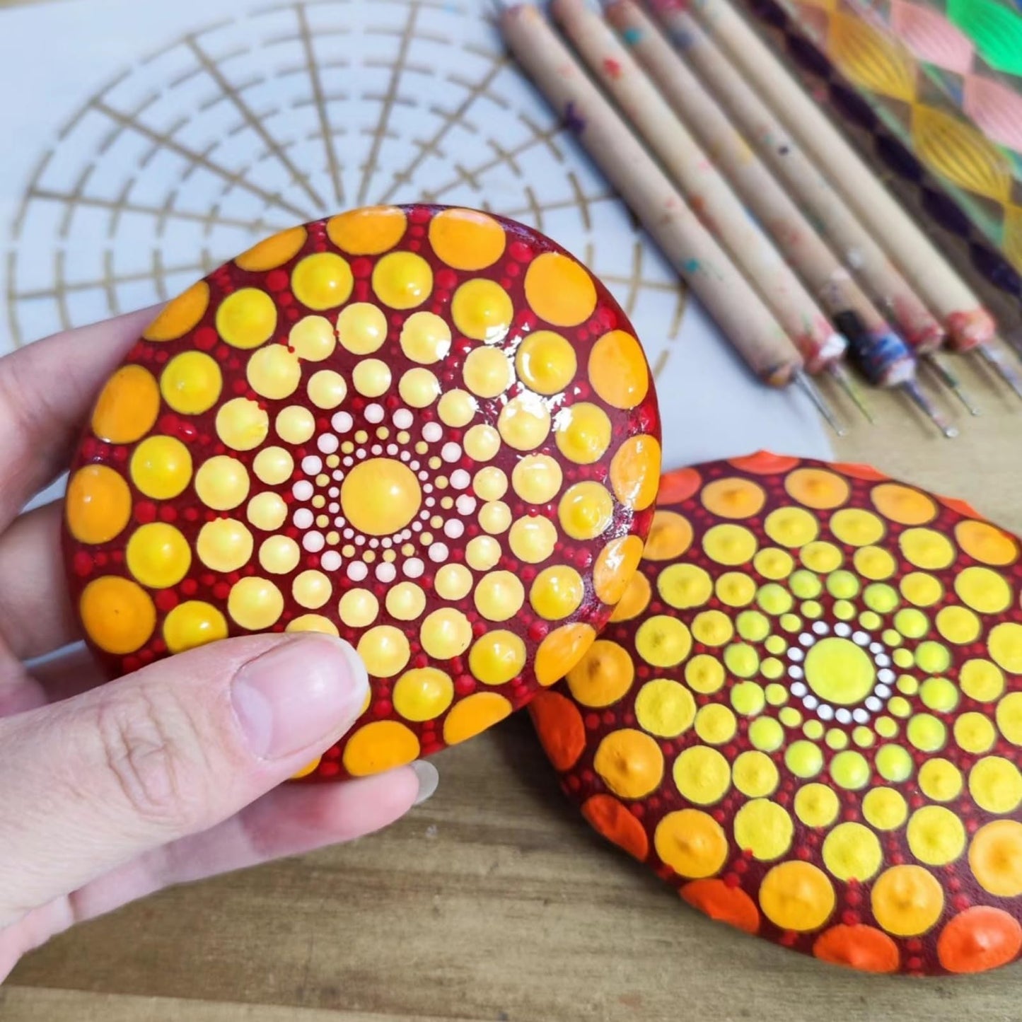 MEILALA 12PCS Large Painting Rocks, 3“-4” River Rocks for Painting , DIY Rocks Flat & Smooth Kindness Rocks for Arts, Crafts, Decoration