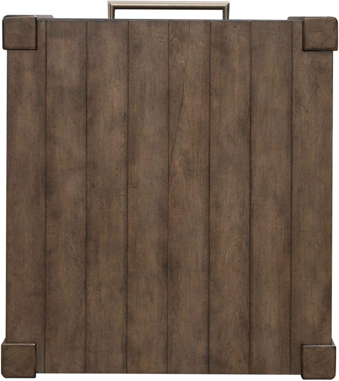 Liberty Furniture Broadmore Living Room Drawer End Table - Cobblestone Brown