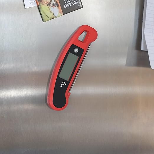 Lavatools Javelinยฎ PRO Duo Ultra-Fast 2-Second Professional Digital Instant Read Meat Thermometer for Grill and Cooking, Auto-Rotating Backlit Display, IP65 Water Resistant, NSF Certified โ Tangerine