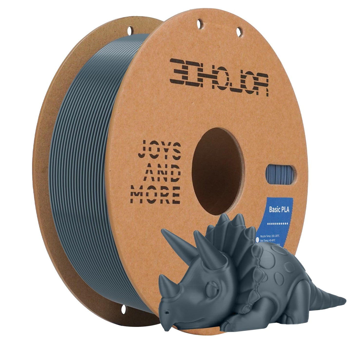 3D Printing Filament Basic PLA Filament 1.75mm 300mm/s 1kg Cardboard Spool Dimensional Accuracy +/- 0.03 mm Fit Most 3D FDM Prin