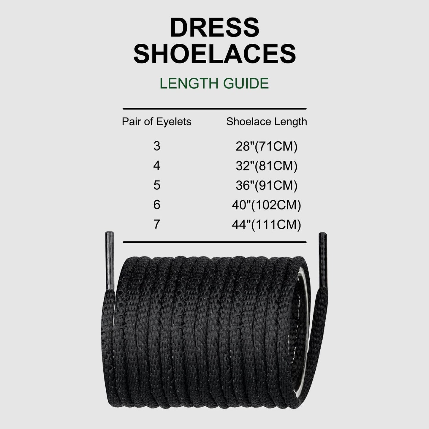 Endoto 2 Pairs Shoelaces for FootJoy Golf Dress Oxford Shoe Laces Replacement Shoe Strings