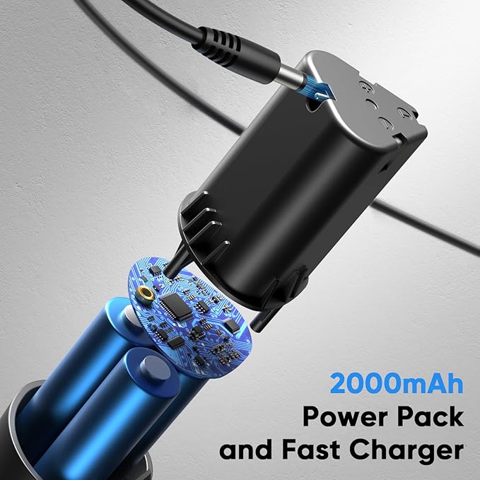 Cordless Drill Set,12V Power Drill Driver 3/8" Keyless Chuck with 92 Acessories, Built-in LED Light, 25+1 Position, Electric Drill for Home DIY Projects(Blue)