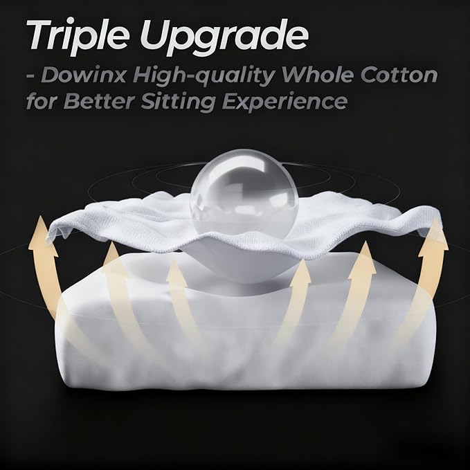 Dowinx Big and Tall Gaming Chair with Suede Fabric Breathable, Game Chairs for Adults with Oversized Thick Seat for 440lbs, Ergonomic Gamer Chair for Streaming & Long Gaming Sessions, Light White