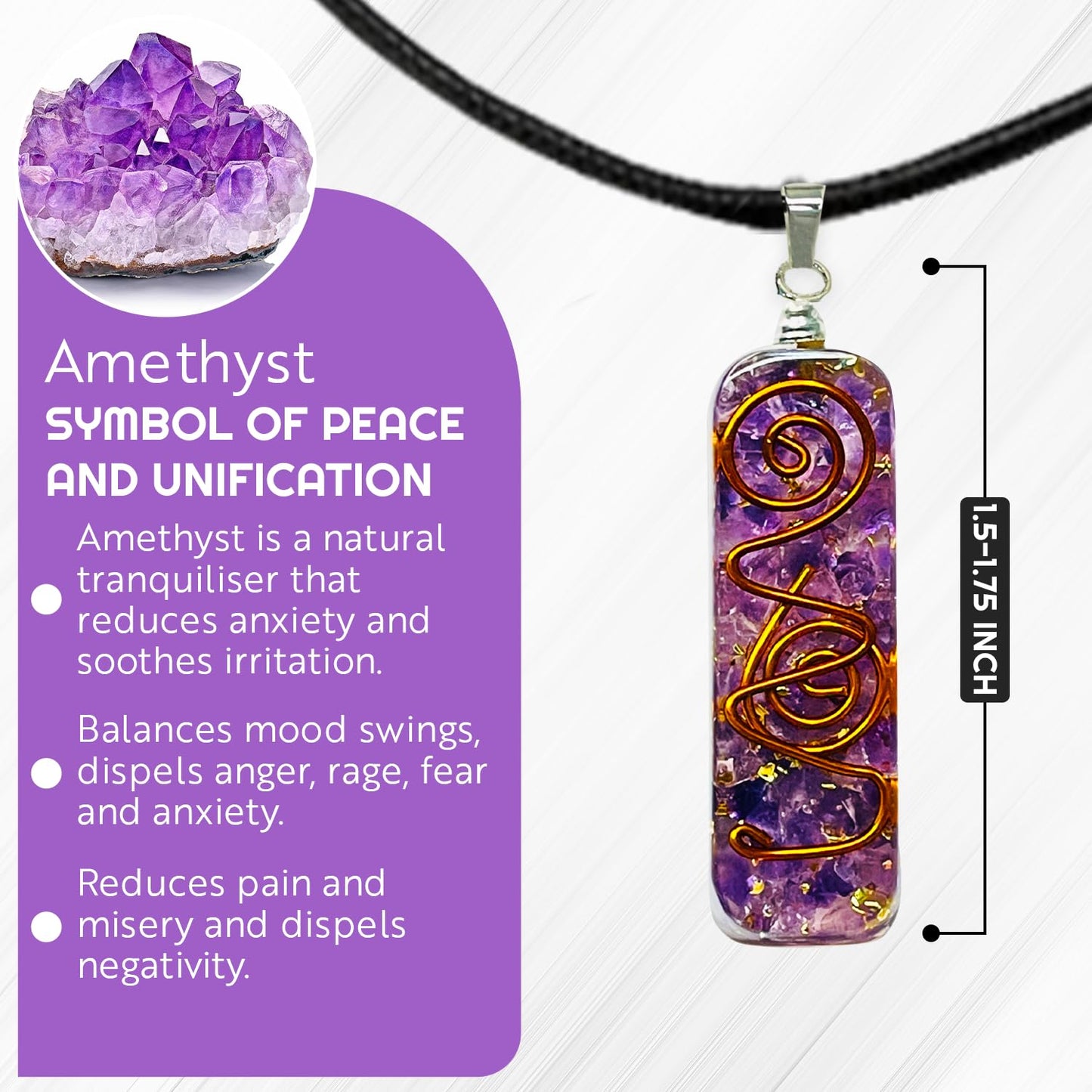 AstraVeda Amethyst Crystal Tree, Chakra Gemstone Gift for Feng Shui Healing