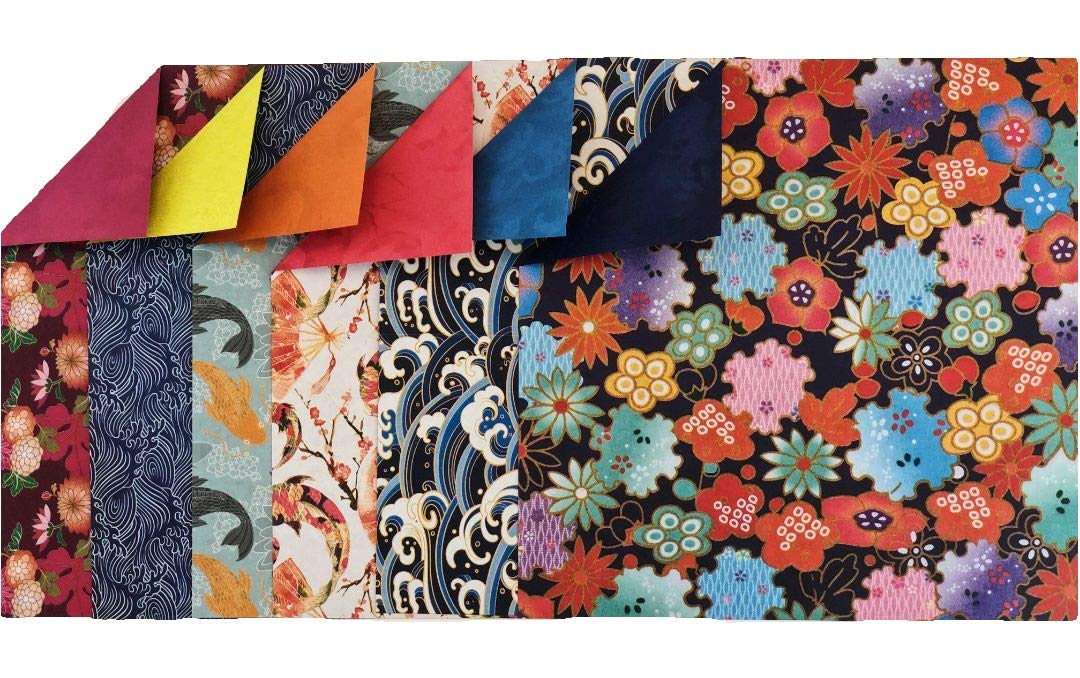 Origami Paper 500 sheets Chiyogami Patterns 6" 15cm: Tuttle Origami Paper: Double-Sided Origami Sheets Printed with 12 Different Designs (Instructions for 6 Projects Included)