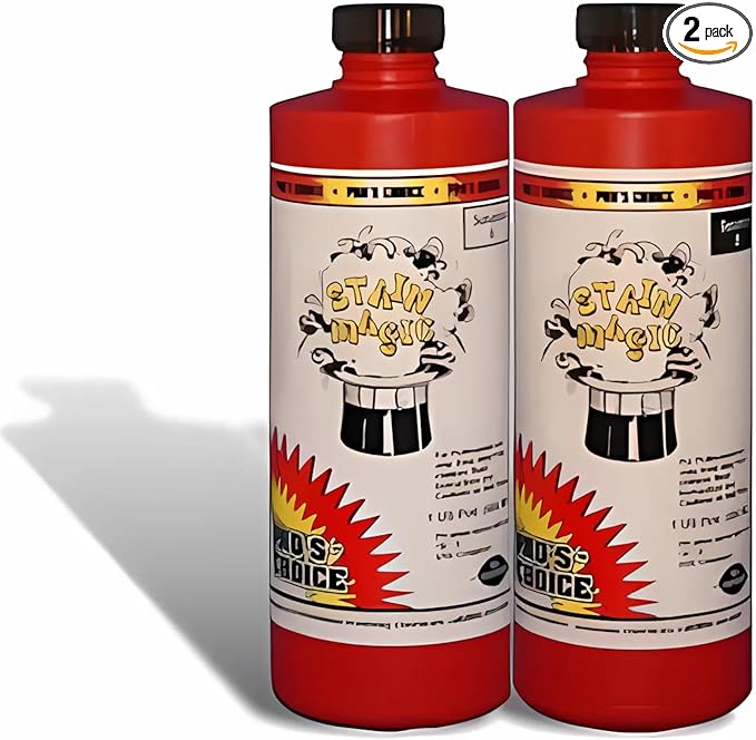 Pro's Choice Stain Magic - Deep Cleaning Solution for Clothes and Carpet - Fabric Spot Cleaner - Cleaning Supplies for Housekeeping - Laundry Stain Remover, Fabric Spot Remover - Household Supplies