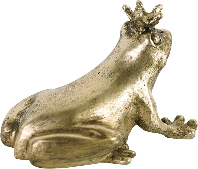 Vintage Frog Beer Bottle Opener Functional Bottle Opening Father's Day Christmas Birthday Gift for Men Husband Father Beer Lovers Funny Metal Decor for Homes Kitchen Man Cave, Gold