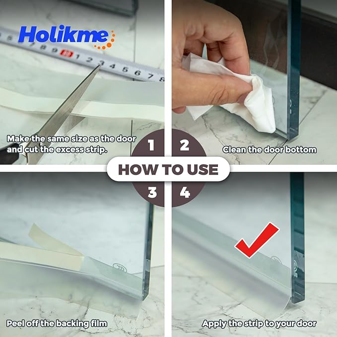 Holikme Weather Stripping 1.4 inch × 16.5 Feet
