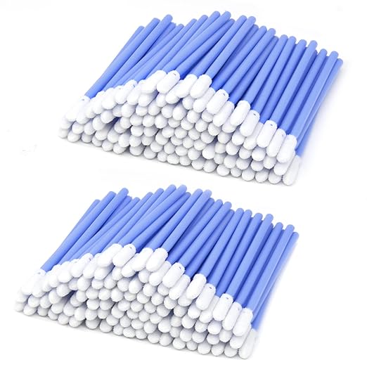 Wellgler's Foam Tip Cleaning Swabs,Cleaning Kits,for Electronics、Gun Cleaning,Effective Cleaning for Thin Groove Space(500pcs