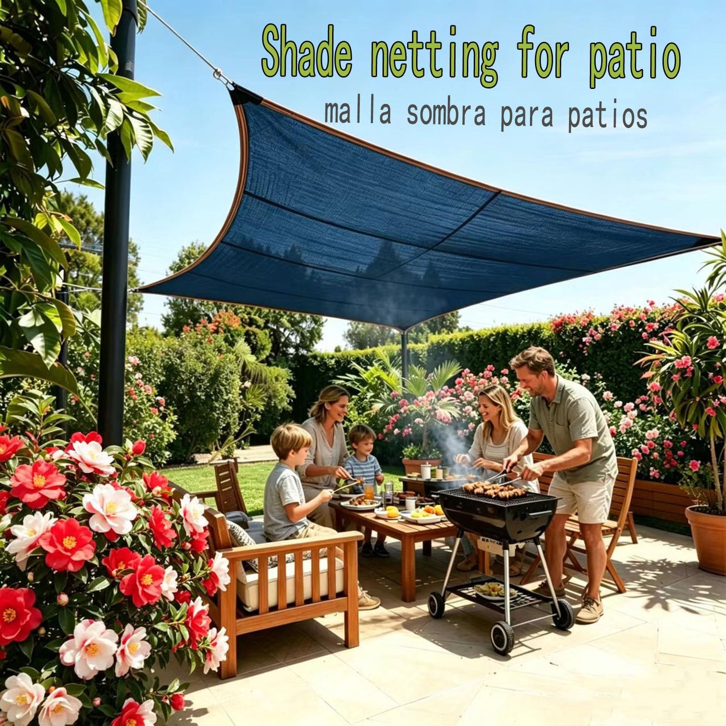 Shade Cloth, 90% Shading Rate Sun Shade sail Durable mesh tarp,Plant Shades for Outdoor Plants Sunshade, Shade Cloth for Garden,Dog Kennel Cover,greenhouses, Patio net (Black, 1.8 * 3.6M/6 * 12FT)