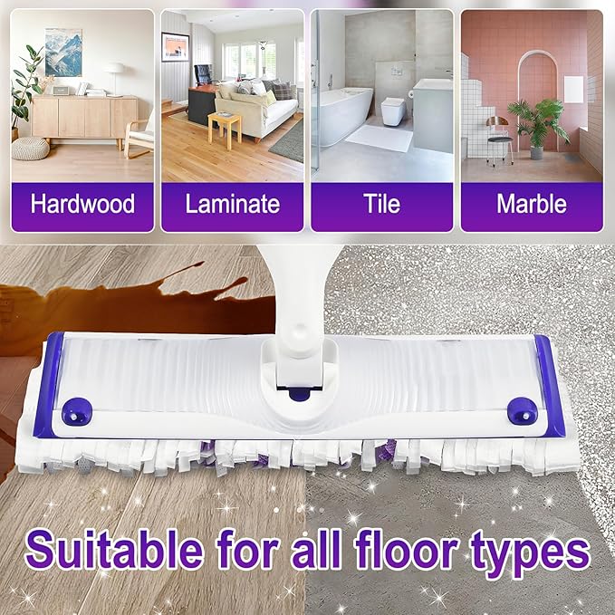 30 Pack Disposable Power Mop Pads for Swiffer Power Mop Pads,Compatible with Swiffer Power Mop Refills,Thickened Multi-Surface Replacement for Swiffer Wet Pads Refill on All Finished Floors