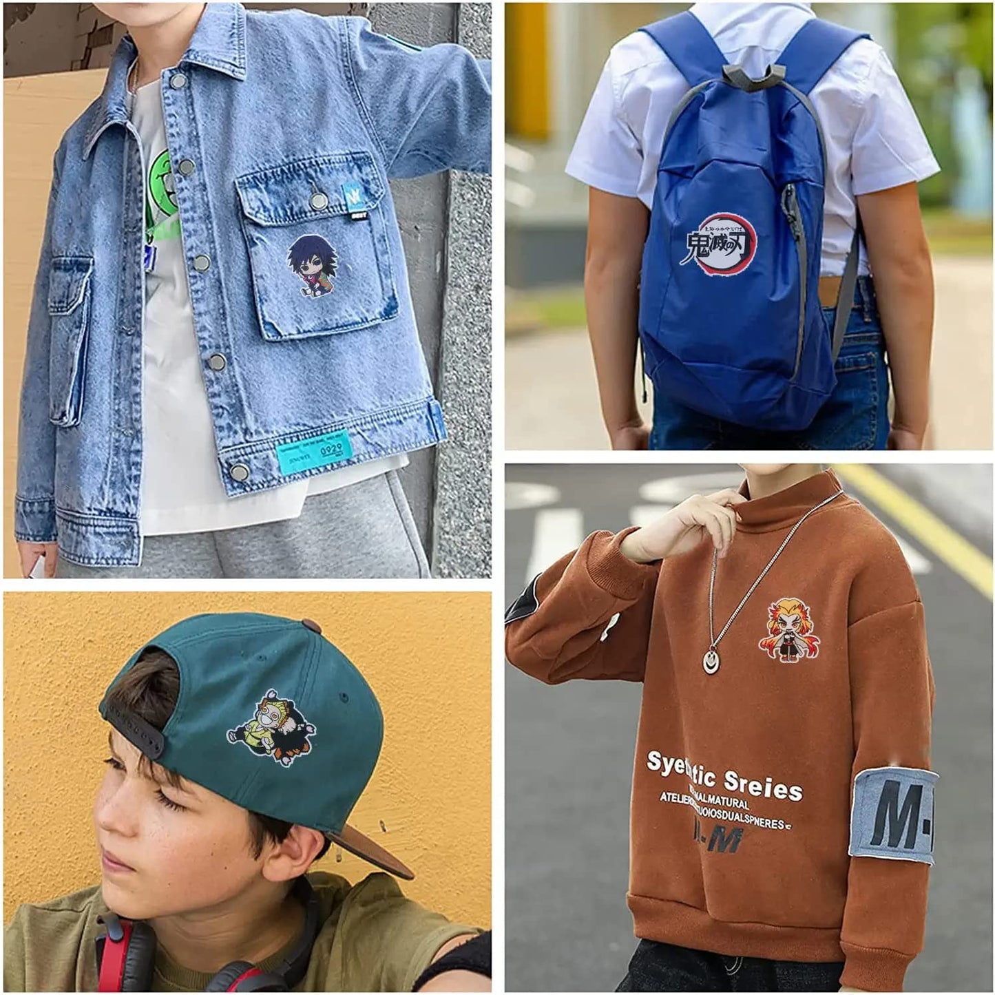 19 Pieces Anime Patches Embroidered Applique Patches Sew on Iron on Patches Fabric Repair Patches for Kids Adult Clothes Jeans Jackets Hats Shoes Backpacks