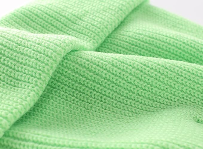 Connectyle Classic Double Layer Knit Beanie Hat Warm Thick Acrylic Winter Hats Daily Cuffed Beanies Watch Hat for Men Women