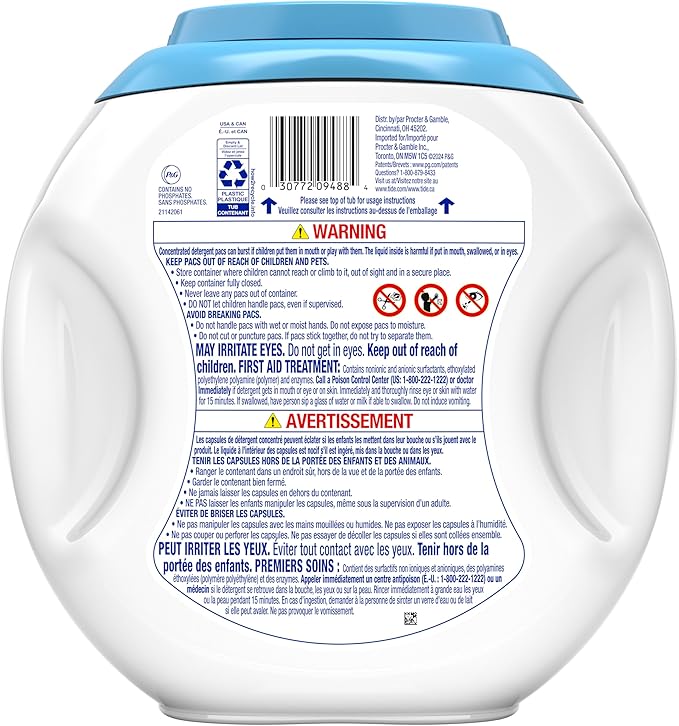 Tide PODS Free & Gentle Laundry Detergent Soap Pacs, 76 Count