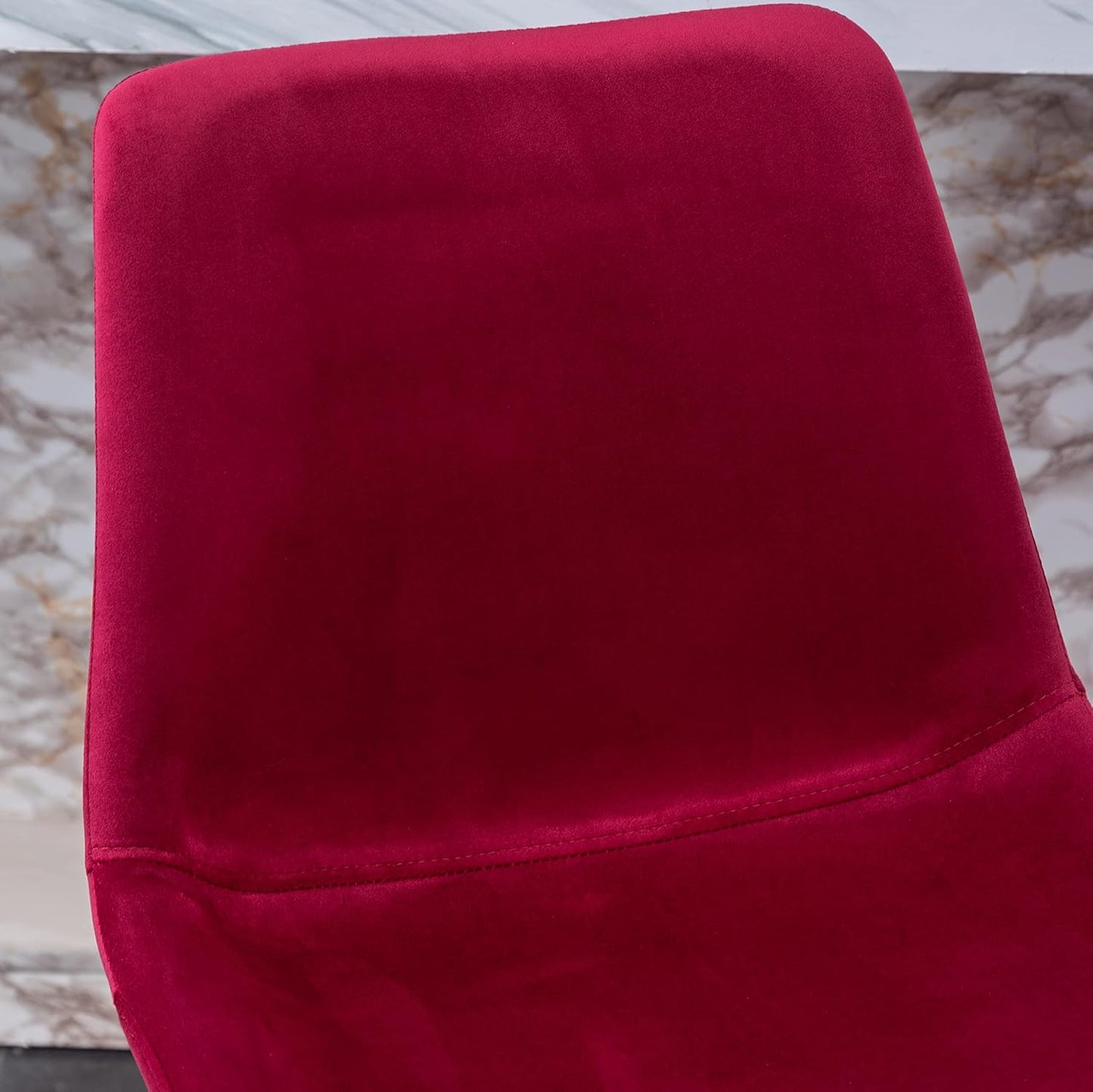 Roundhill Furniture Aufurr Modern Velvet 26.50 Counter Height Stools, Set of 2, Red