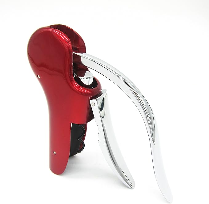 KAYCROWN Professional Zinc Alloy Power Wine Opener Corkscrew Built-in Foil Cutter Premium Lever Corkscrew Waiter Wine Opener Kit Bottle Opener