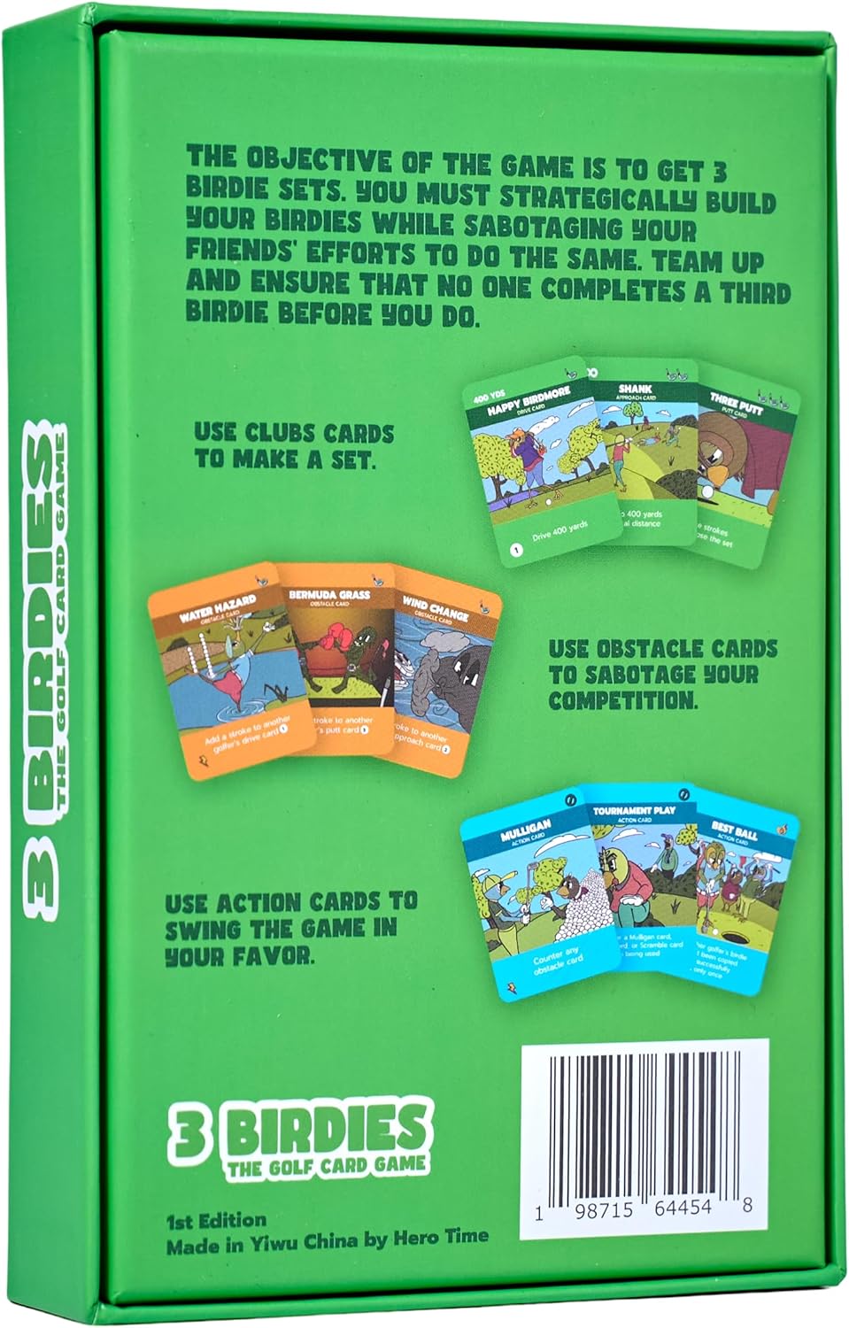 The Golf Card Game - Fun, Fast-Paced, and Strategic Family Games for Game Night, Easy to Learn, Great for Couples, Adults, Teens, and Kids Ages 7+, The Perfect Golf Gift for Men