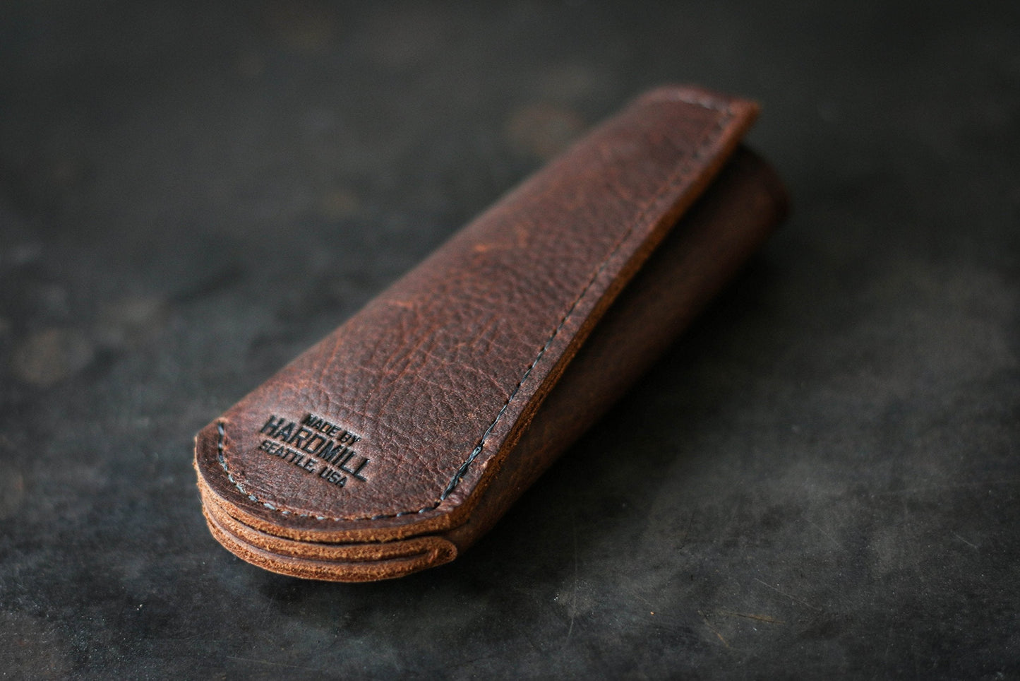 Leather Cast Iron Skillet Pan Handle Cover (Long 5.75")