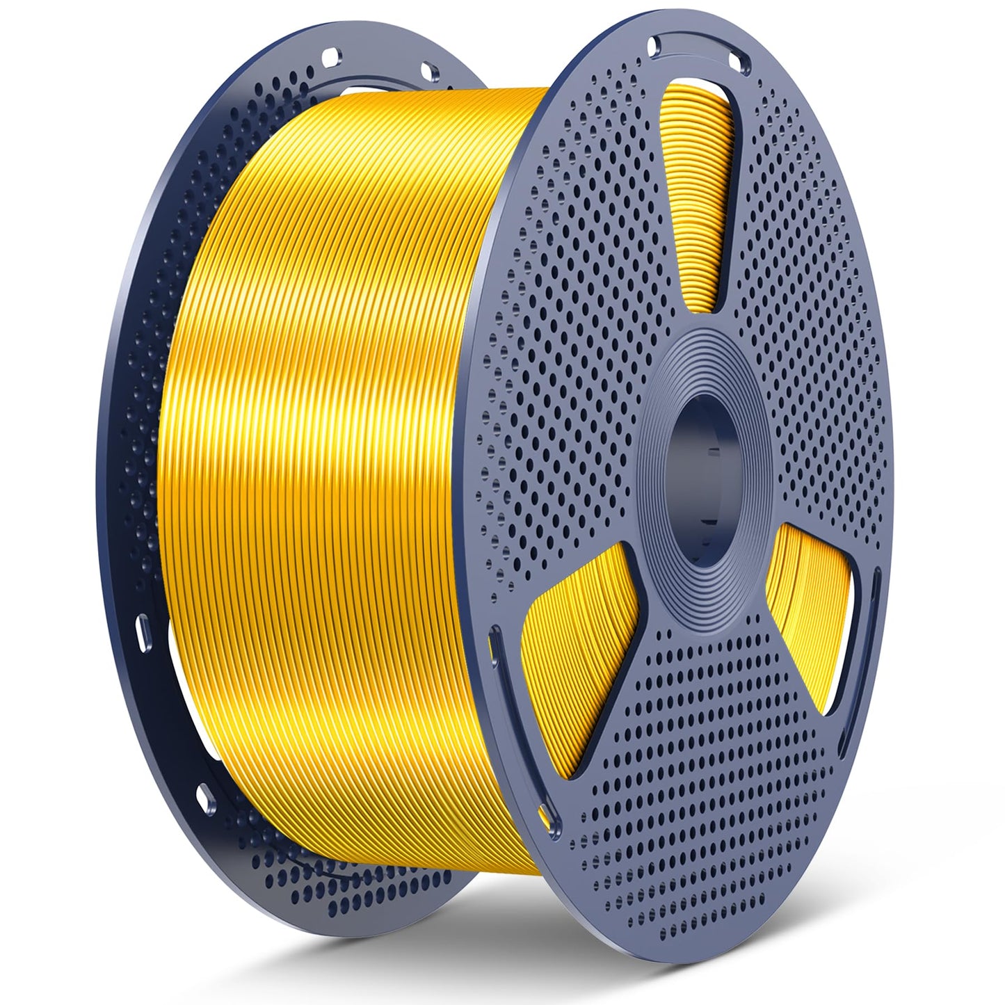 SUNLU 5KG PLA+ Silk 3D Printer Filament, 5KG(6.6lbs) Large Spool Silk Filament 1.75mm, Dimensional Accuracy +/-0.02mm, 1 Spool,