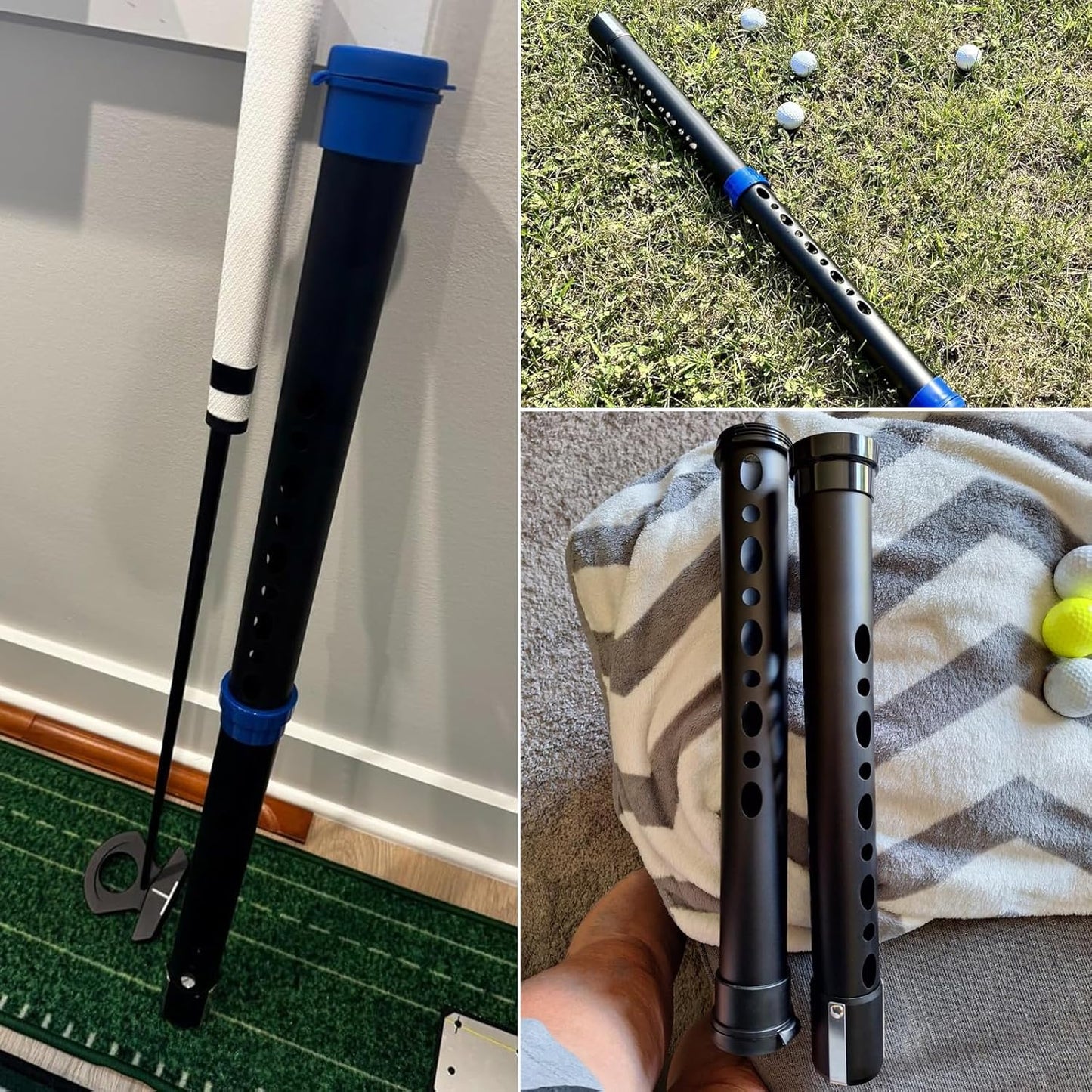 Golfs Balls Retrievers, Aluminum Alloy Pickers Upper Tube, Golfs Balls Shagger Grabber Golfs Balls Collector Pickup Tool