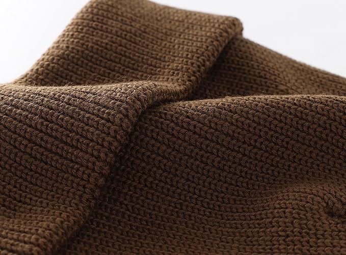 Connectyle Classic Double Layer Knit Beanie Hat Warm Thick Acrylic Winter Hats Daily Cuffed Beanies Watch Hat for Men Women