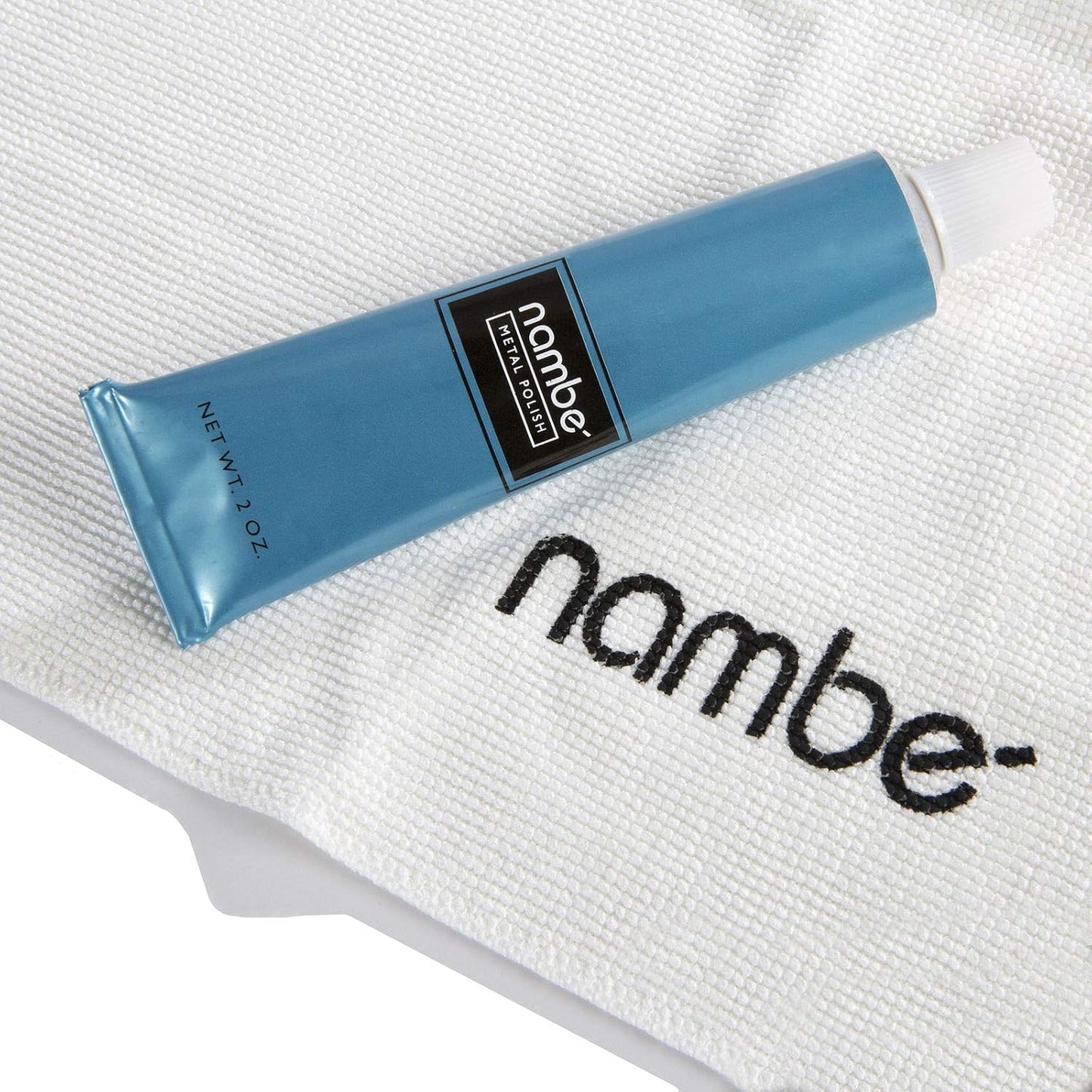 nambe Polish Kit | 2 Oz Tube, Cloth, and Gloves | Polish Kit for Nambe Metal Serving Bowls and Platters | For Brass, Bronze, Silver, Copper, Stainless Steel, and Gold