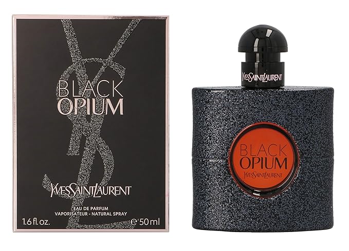 Yves Saint Laurent Eau De Parfum Spray for Women, Black Opium, 1.6 Ounce