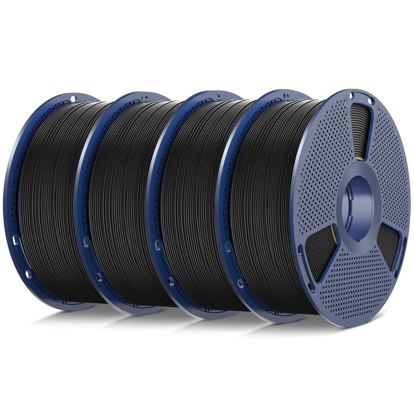 SUNLU 4kg TPU 3D Printer Filament Bundle, Flexible High Speed 95A TPU Filament 1.75mm 0.03mm, Individually Vacuum Packed,4kg in