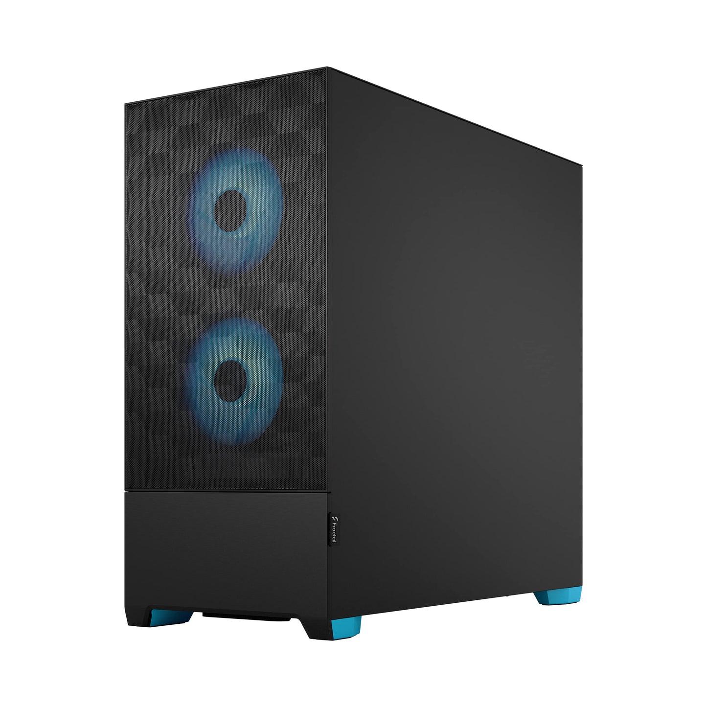Fractal Design Pop Air Rgb Cyan Core Tempered Glass Clear Tint
