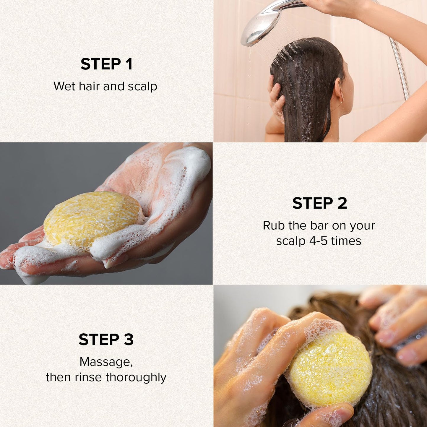 Maka Nature Low-Carbon Shampoo Bar | Korean K-Beauty Haircare with Natural Ingredients for Scalp & Hair Types | Vegan, Eco-Friendly, pH balanced, 3.35oz (Rosemary)