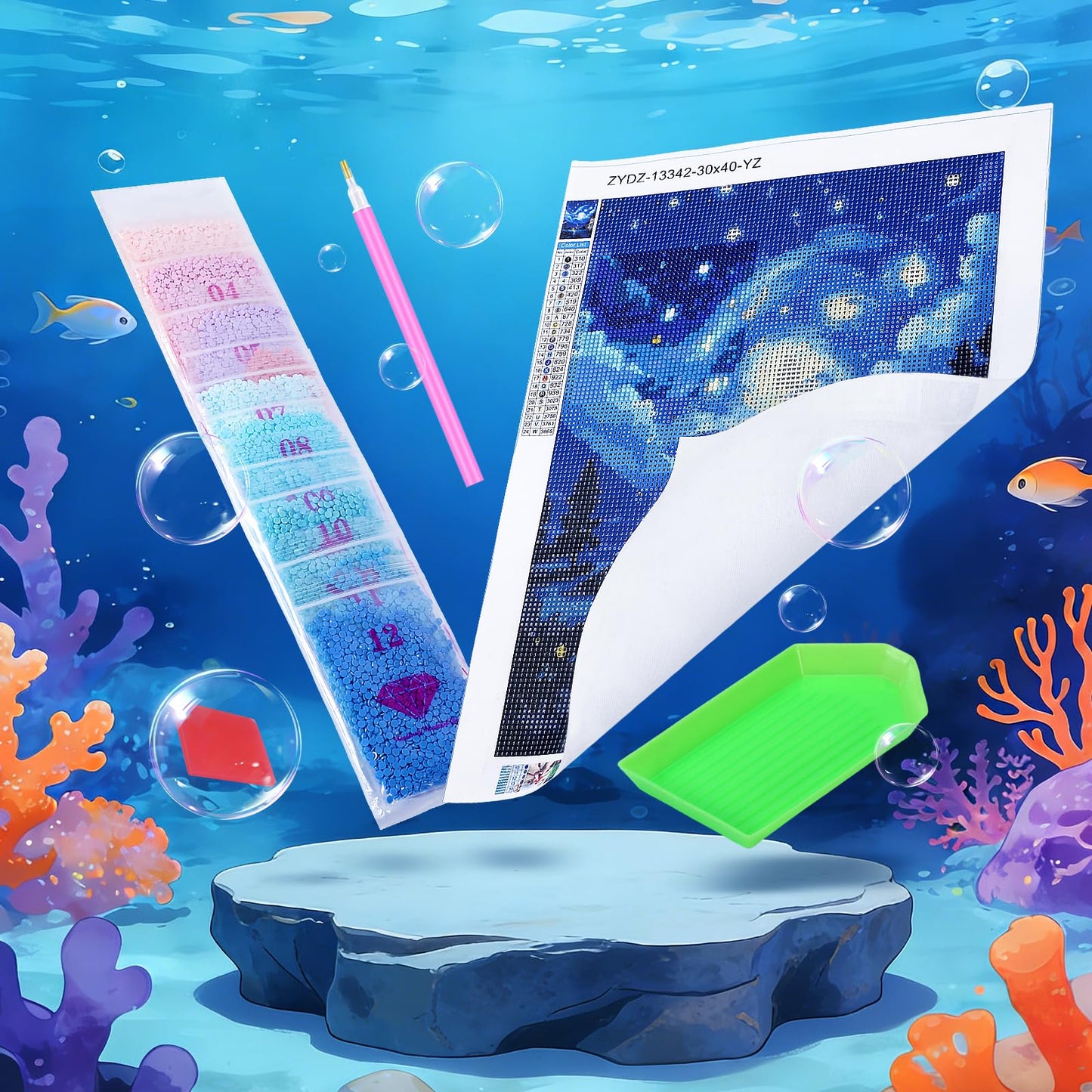 EATUKYIC Diamond Painting Kits for Adults Apples in The Baskets Diamond Art Kits for 5D Apple Gem Art Kits for Adult DIY Crafts Kits for Home Wall Decor Gifts 12x16 inch