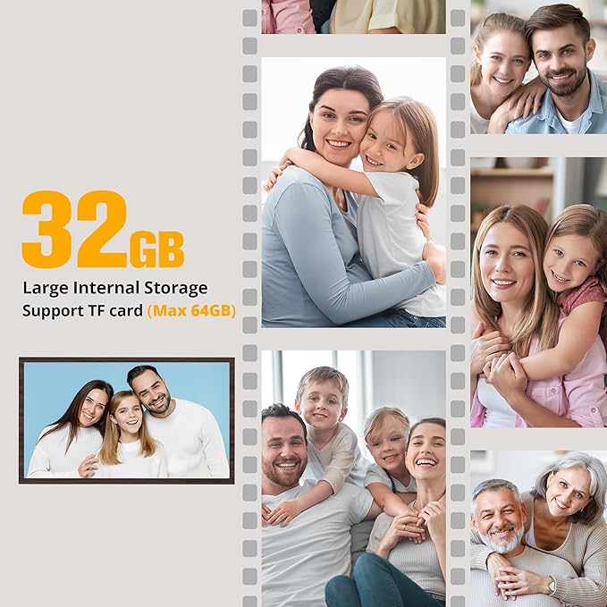 Dragon Touch Large Digital Picture Frame 21.5 inch Screen WiFi Digital Photo Frame Display, 32GB Storage, Auto-Rotate, Share Photos via App, Email, Cloud, Classic 21(Not Touchscreen)