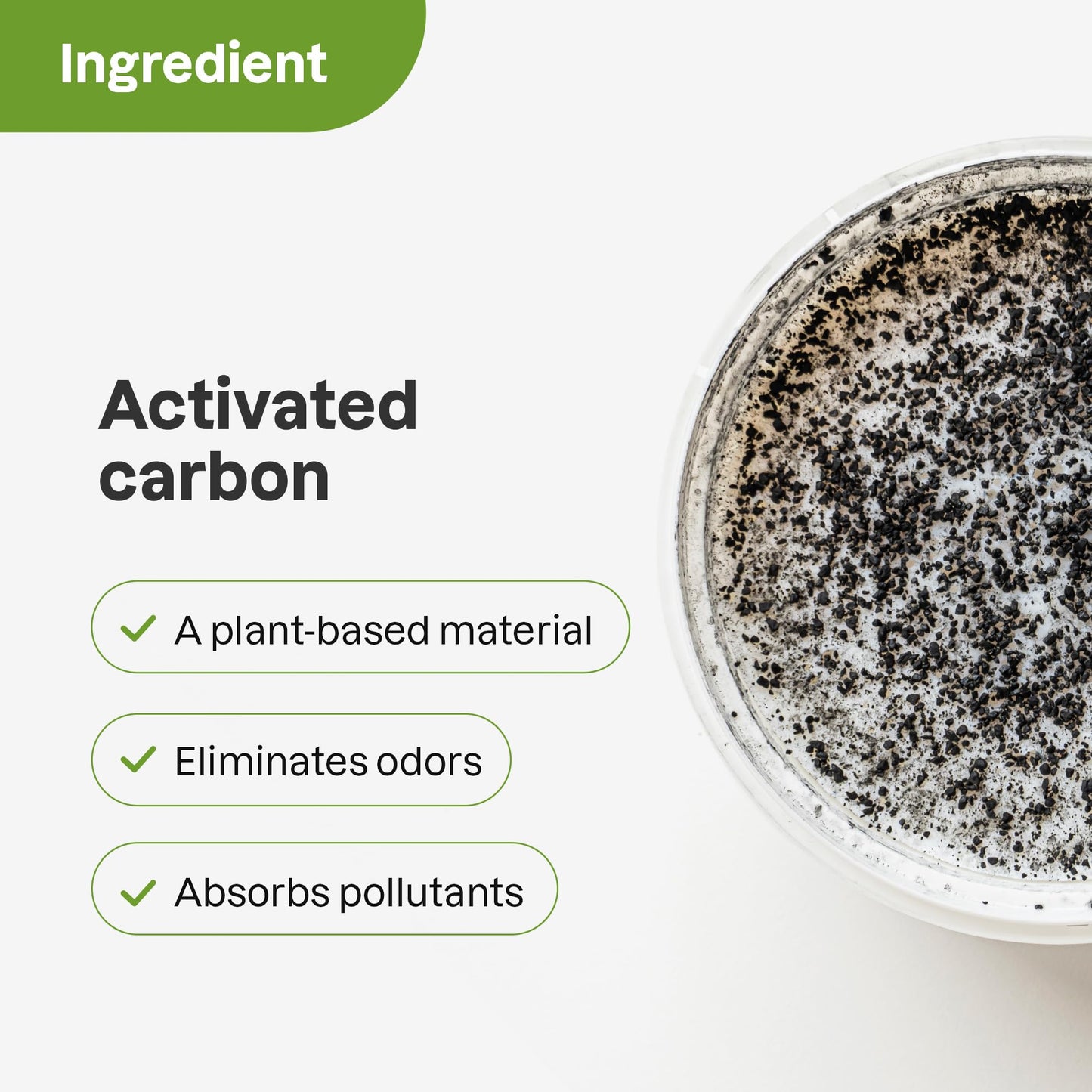 Attitude Bio Absorbant Air Purifier With Activated Carbon, Plant- And Mineral-Based, Vegan, Mint, 8 Ounces (Pack Of 3)