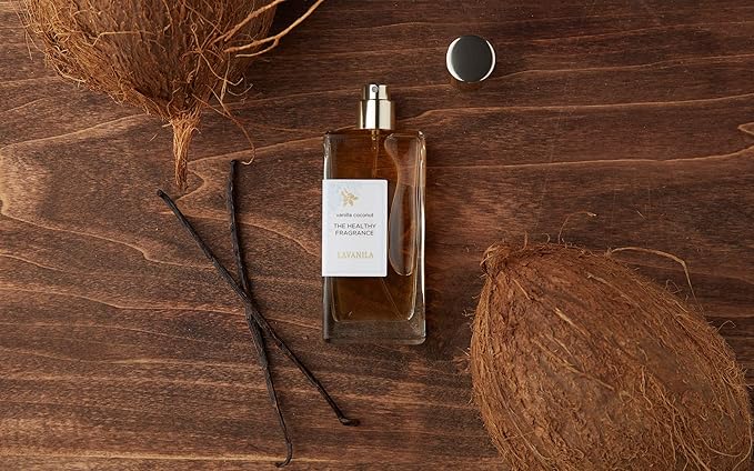 Lavanila Vanilla Coconut Perfume for Women 1.7 Fl Oz - Tropical Coconut, Tahitian Tiare Flower & Warm Vanilla Fragrance, Clean and Natural Eau de Parfum Made In USA