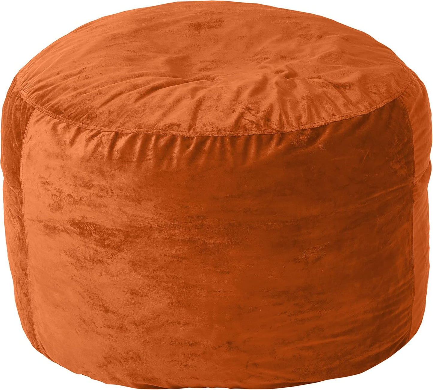 Sofa Sack Bean Bag Chair Cover, 4-Feet, Tangerine
