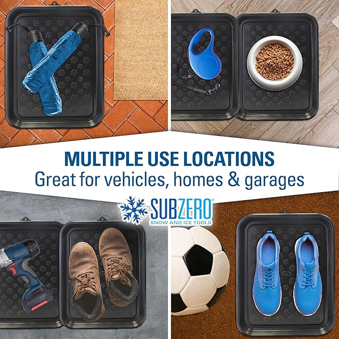Subzero 12555 Customizable All Season Boot Tray, 3 Piece