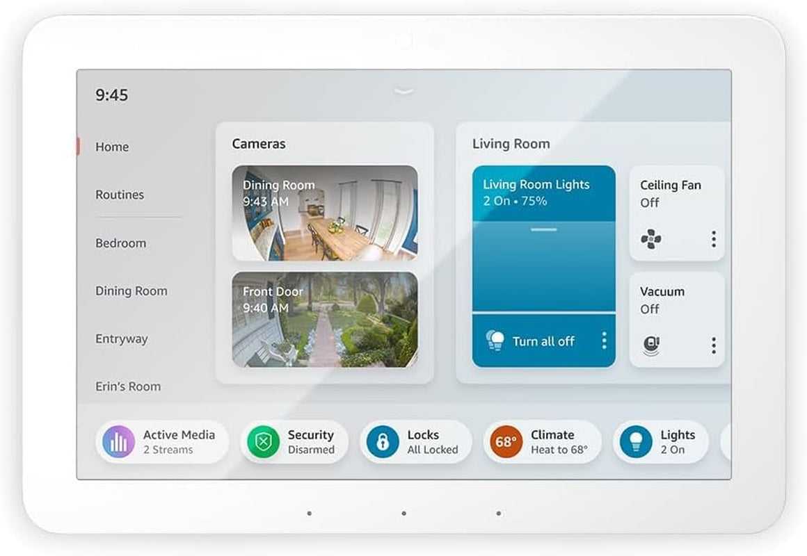 Like-New  Echo Hub | 8” Smart Home Control Panel with Alexa | Compatible with Thousands of Devices