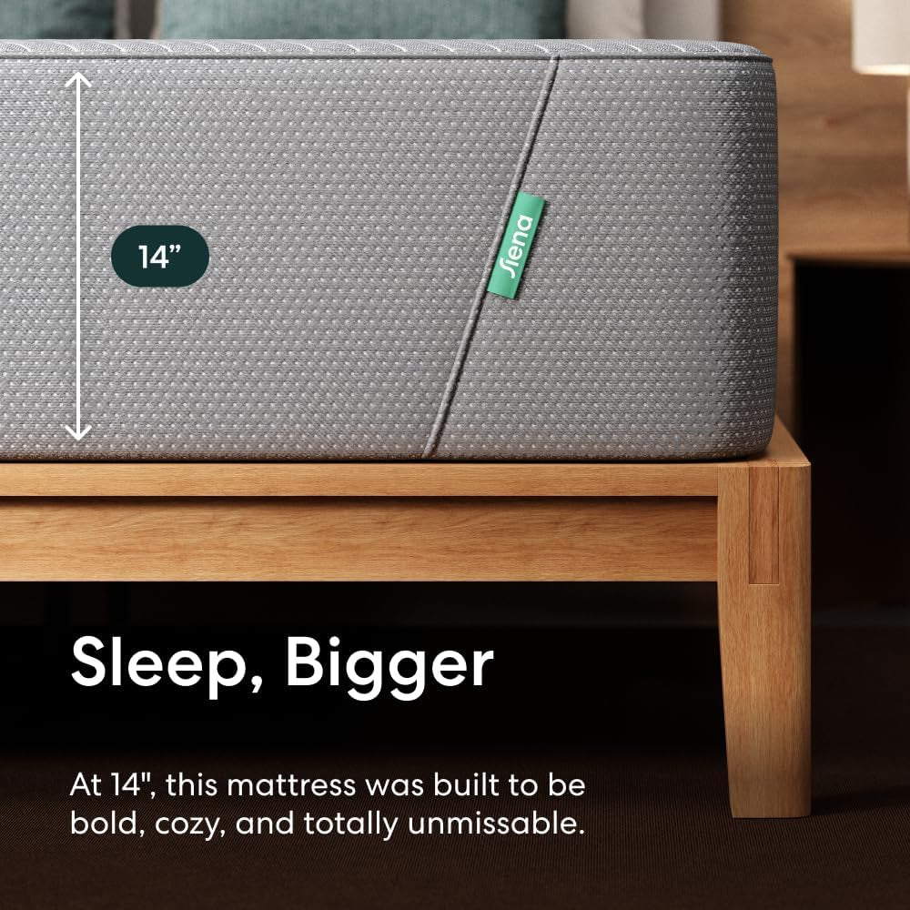 14" Queen Memory Foam Mattress & 2 Bonus Pillows - Medium Firm - 180 Night Trial - Premium Pressure-Relieving Layers - 10 Year Warranty - Mattress in a Box - Certipur-Us Certified