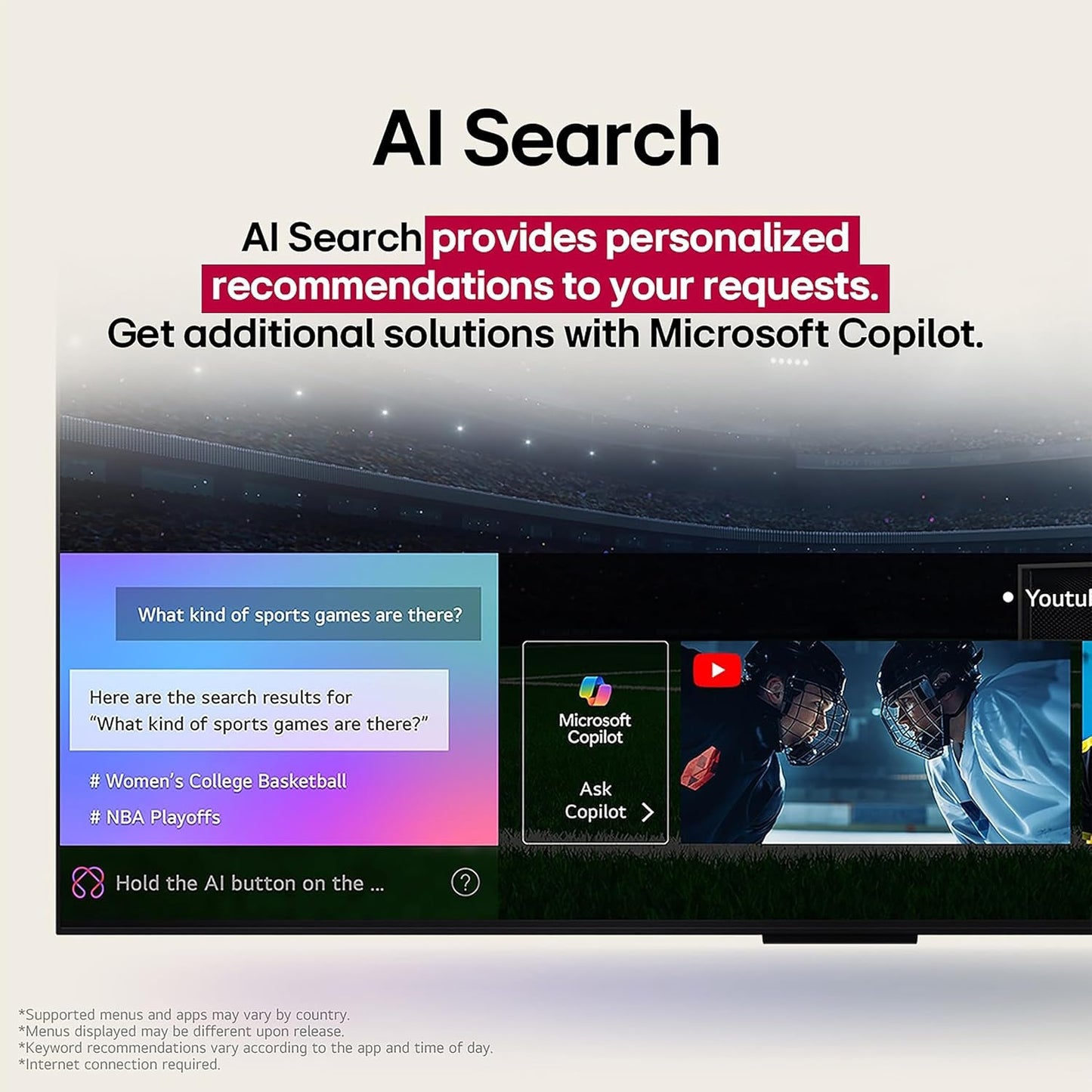 86-Inch Class UHD AI 4K UA77 Series Smart TV W/Ai Sound, HDR10, 4K Super Upscaling, Filmmaker Mode, Wow Orchestra, Compatible with Alexa (86UA7700PUA, 2025)