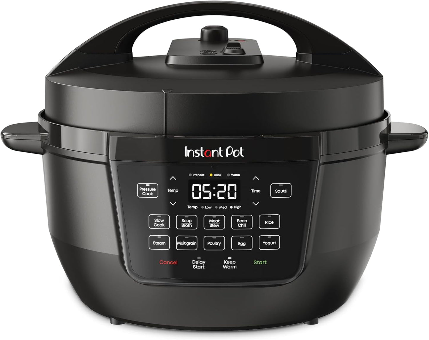 7.5QT RIO Wide, 7-In-1 Electric Multi-Cooker, Pressure Cooker, Slow Cook, Rice, Steamer, Sauté, Yogurt & Warmer, Wide Base, Large Searing Base, Whisperquiet Steam Release